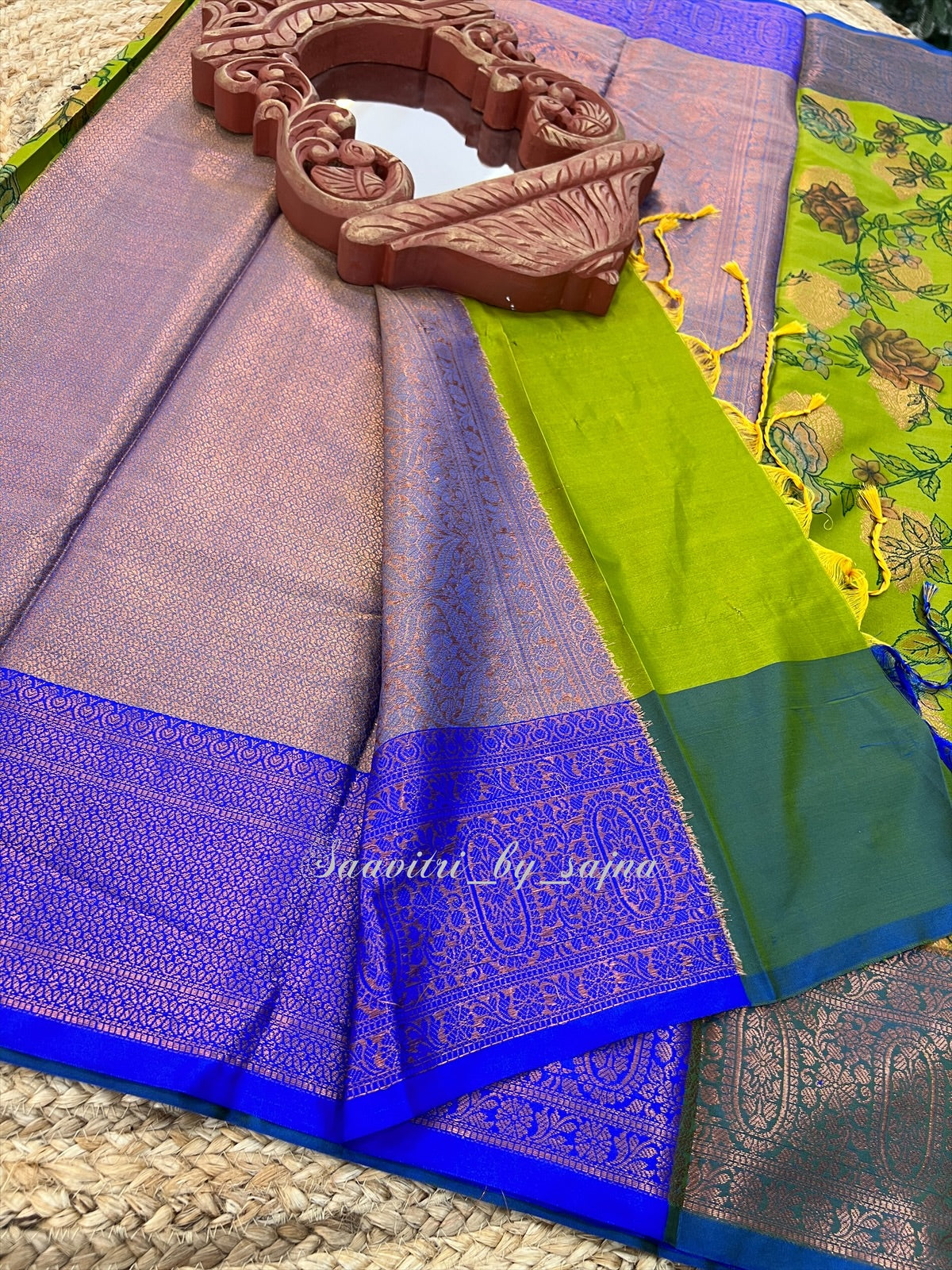 Soft silk floral design 1231