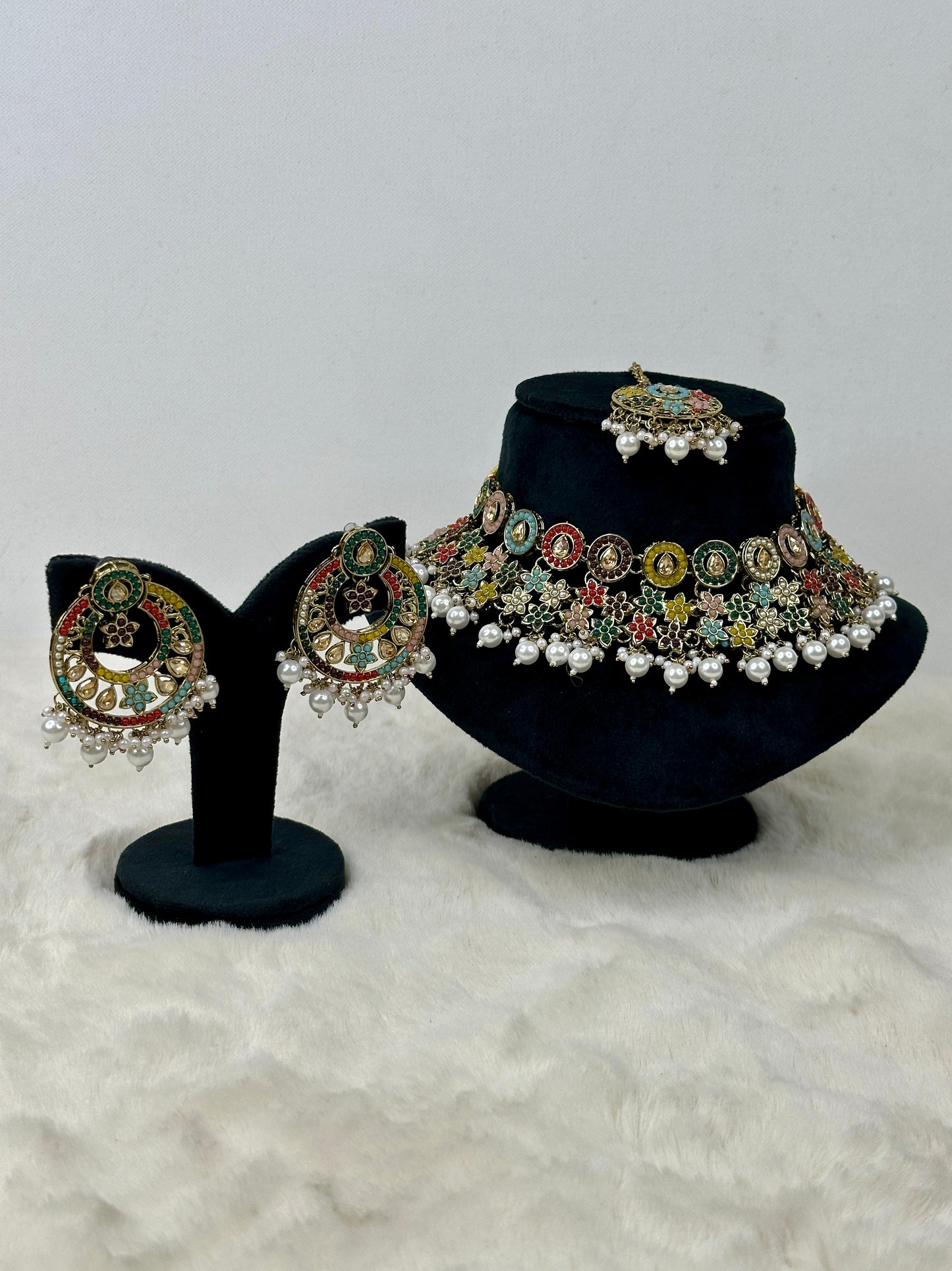 Kundan neck set 3518