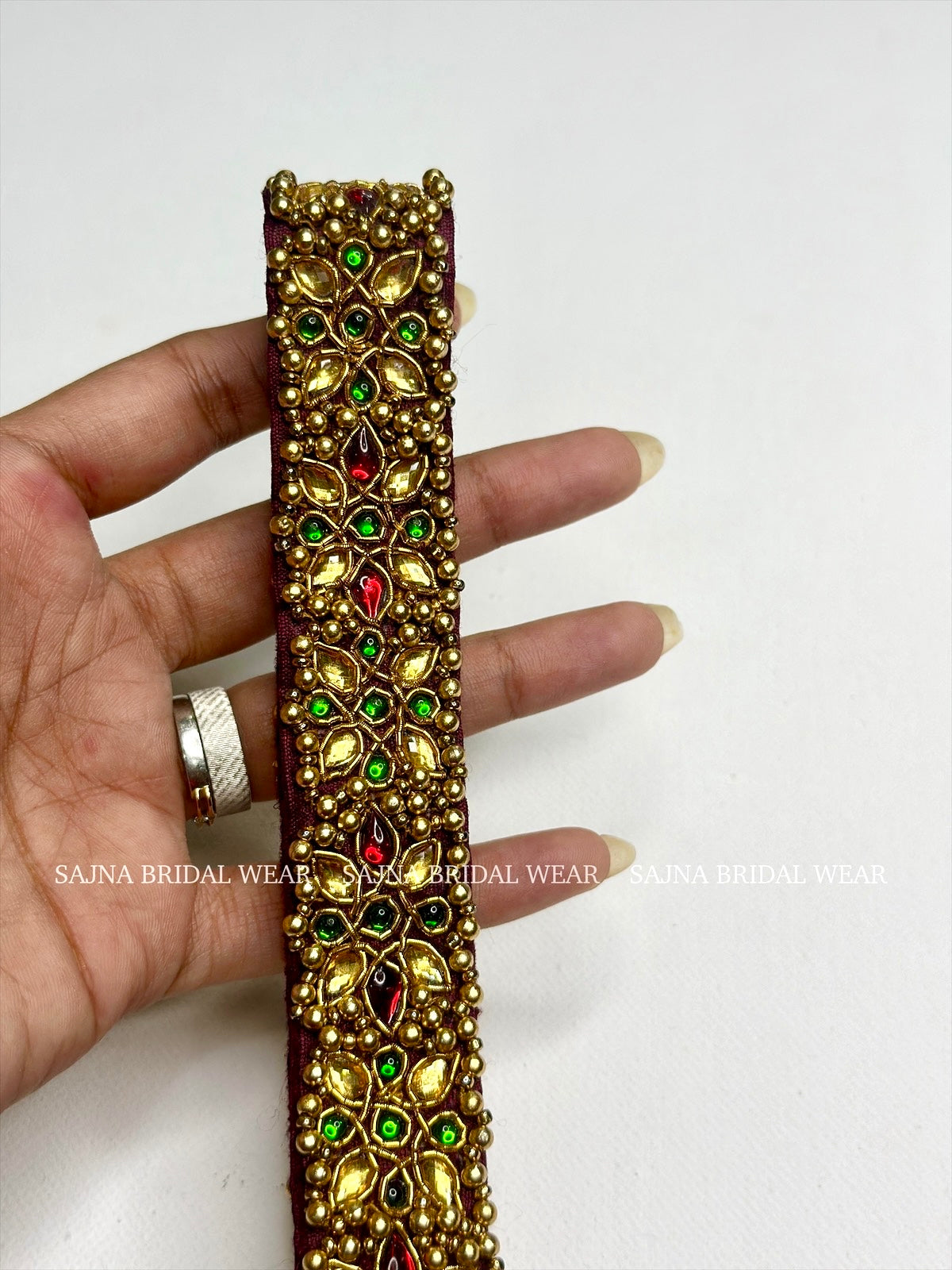 Kemp embroidered waist belt 1159