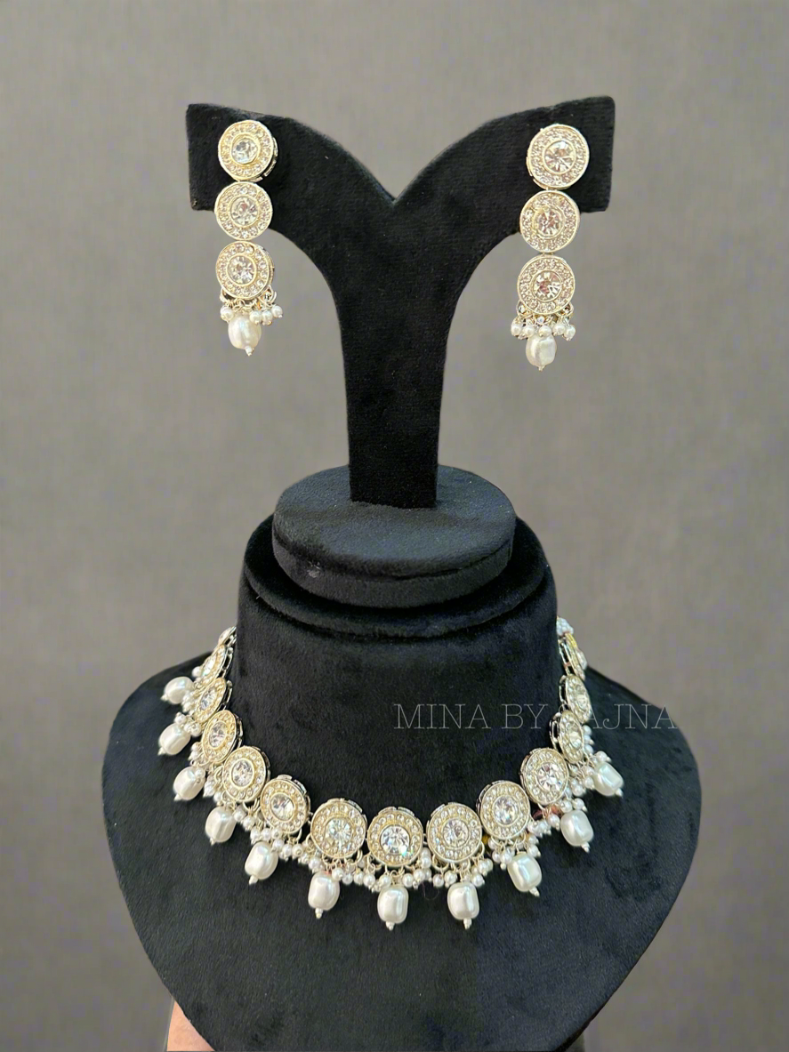Kundan with pearls set 1165