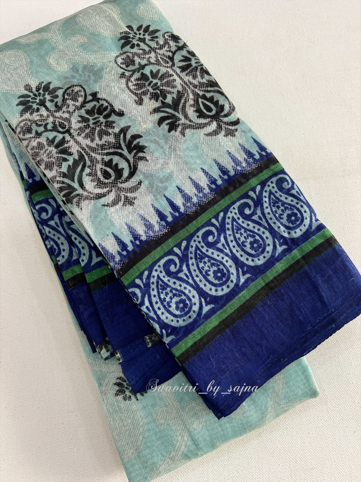 Cotton saree 1078 without blouse