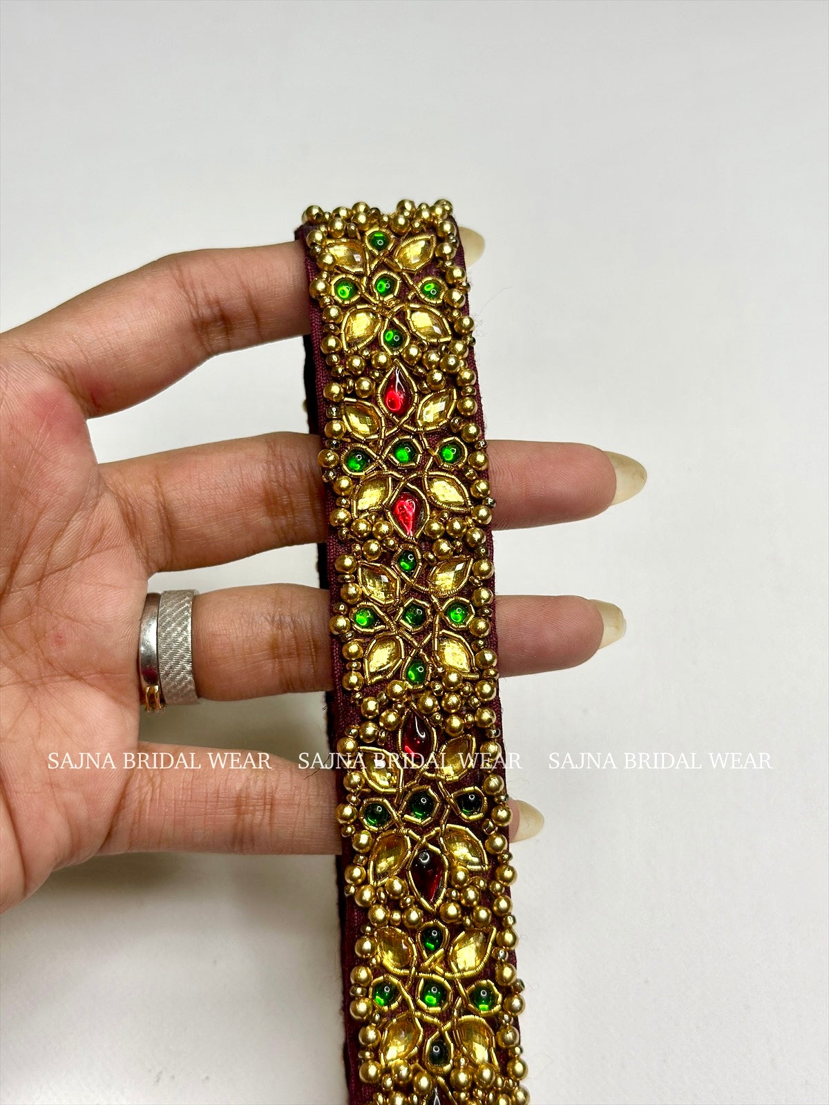 Kemp embroidered waist belt 1159
