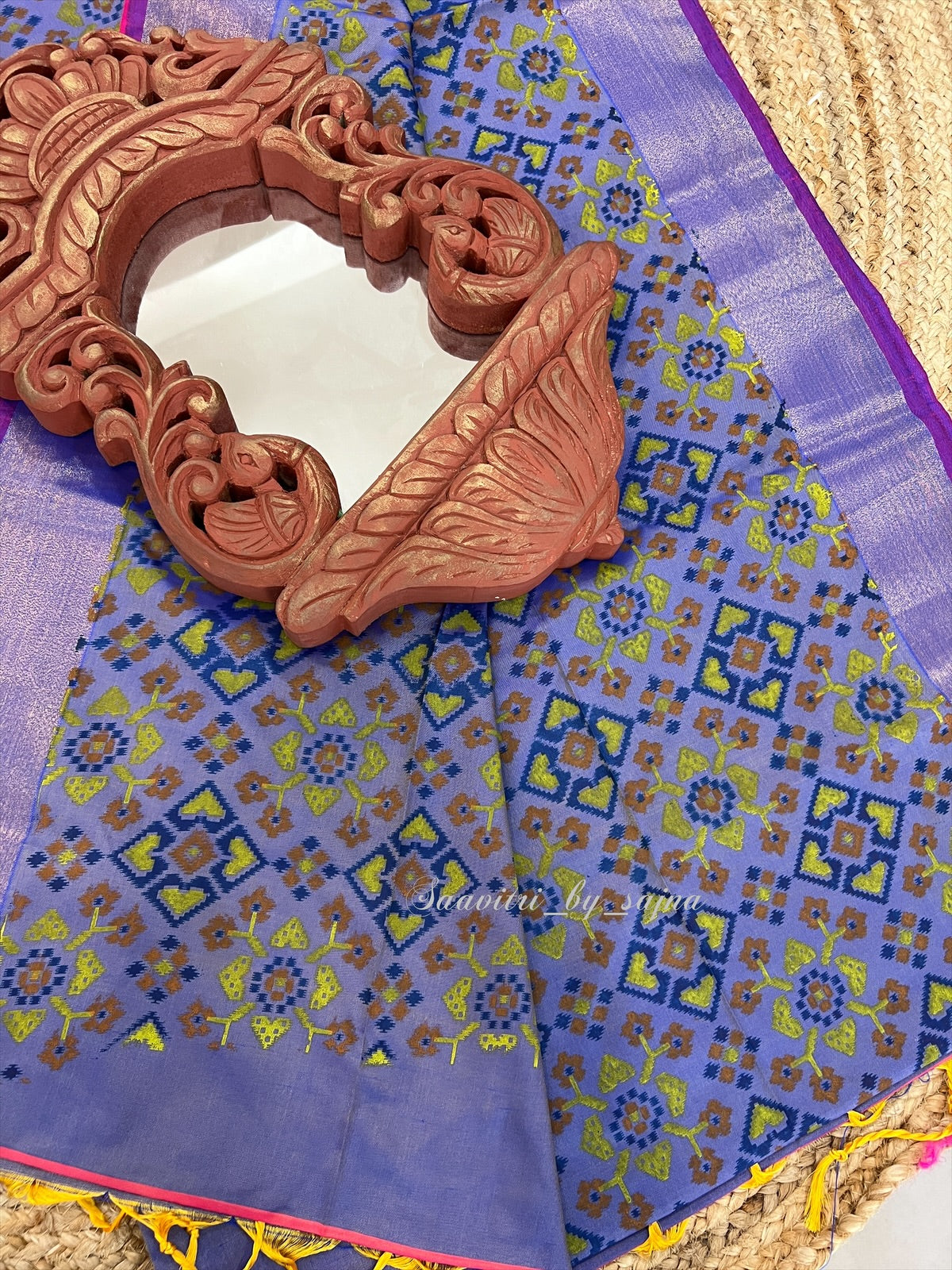 Soft silk ikath 1248