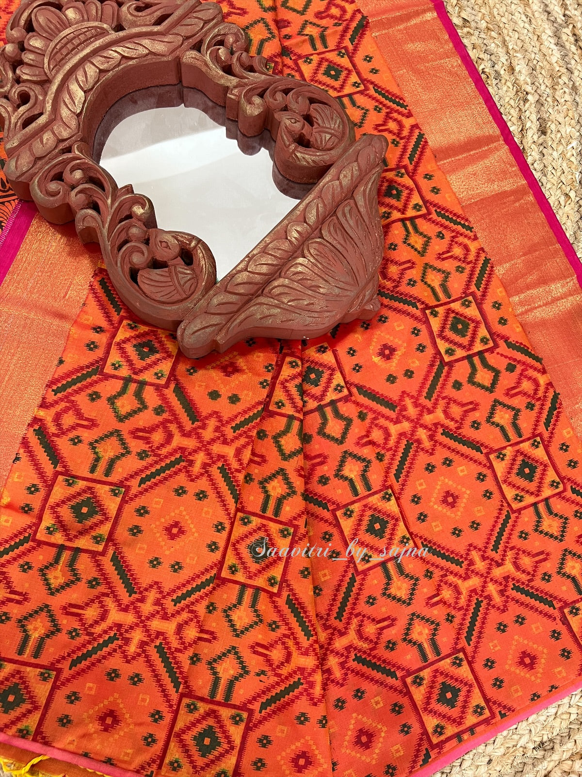 Soft silk ikath 1245
