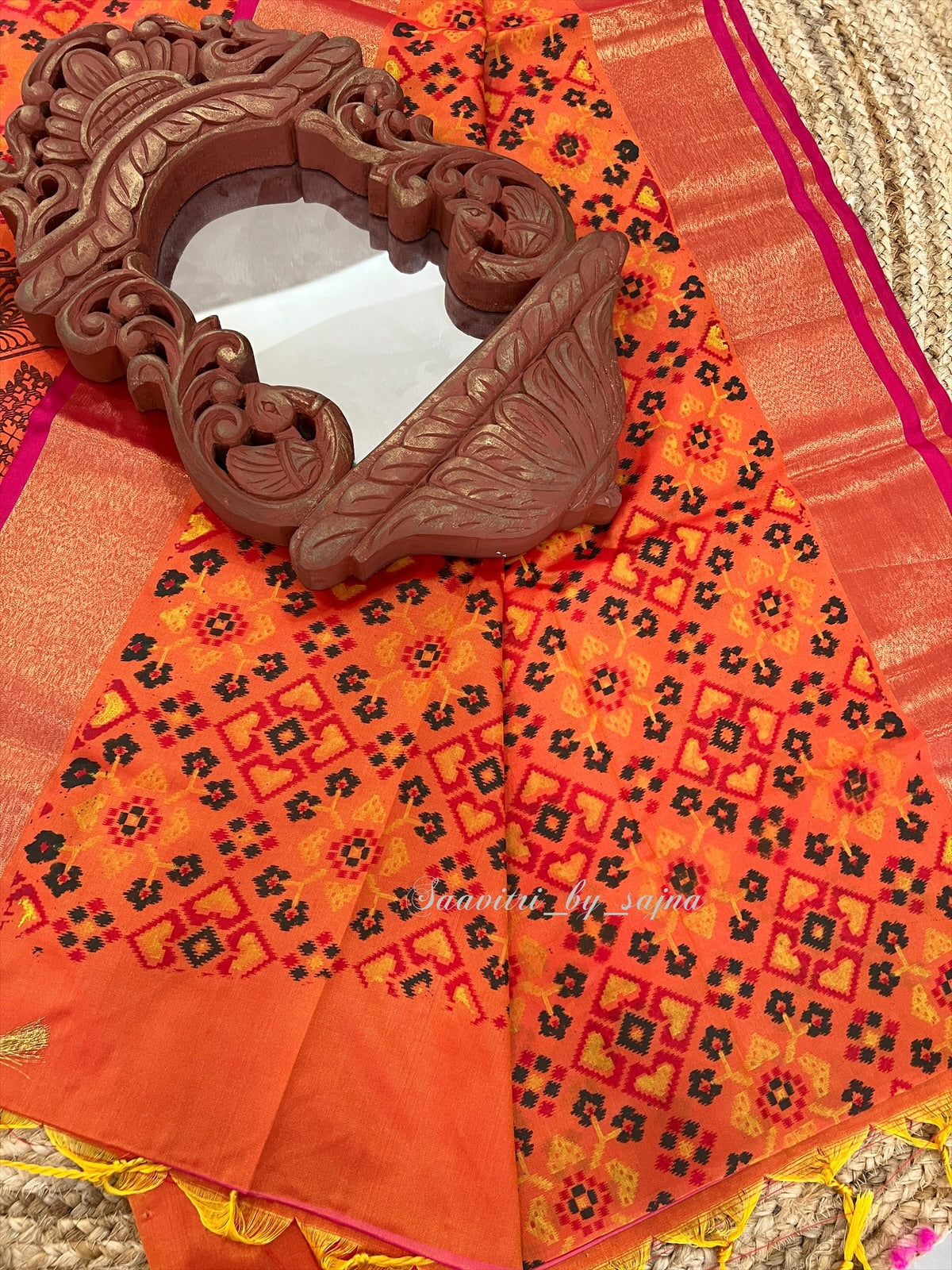 Soft silk ikath 1247