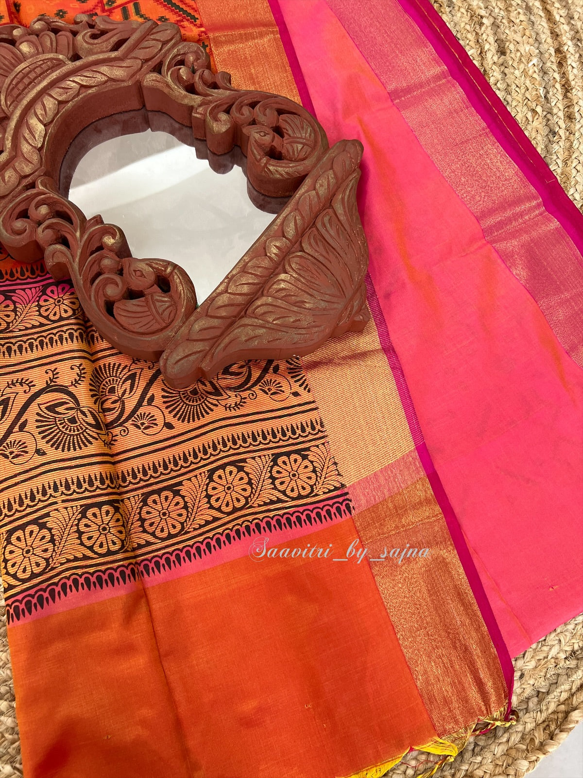 Soft silk ikath 1245