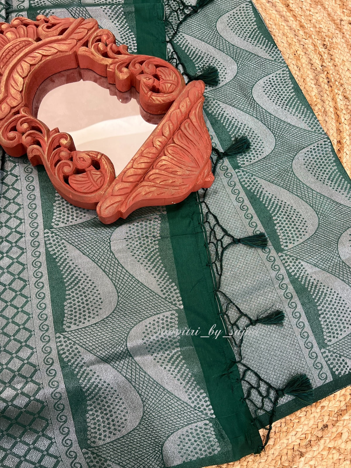 Soft silk silver zari 1264