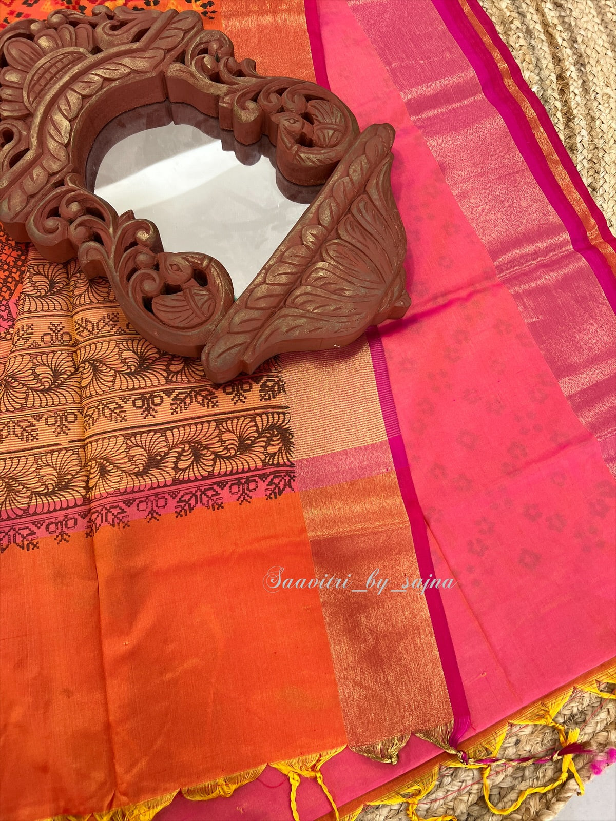 Soft silk ikath 1247