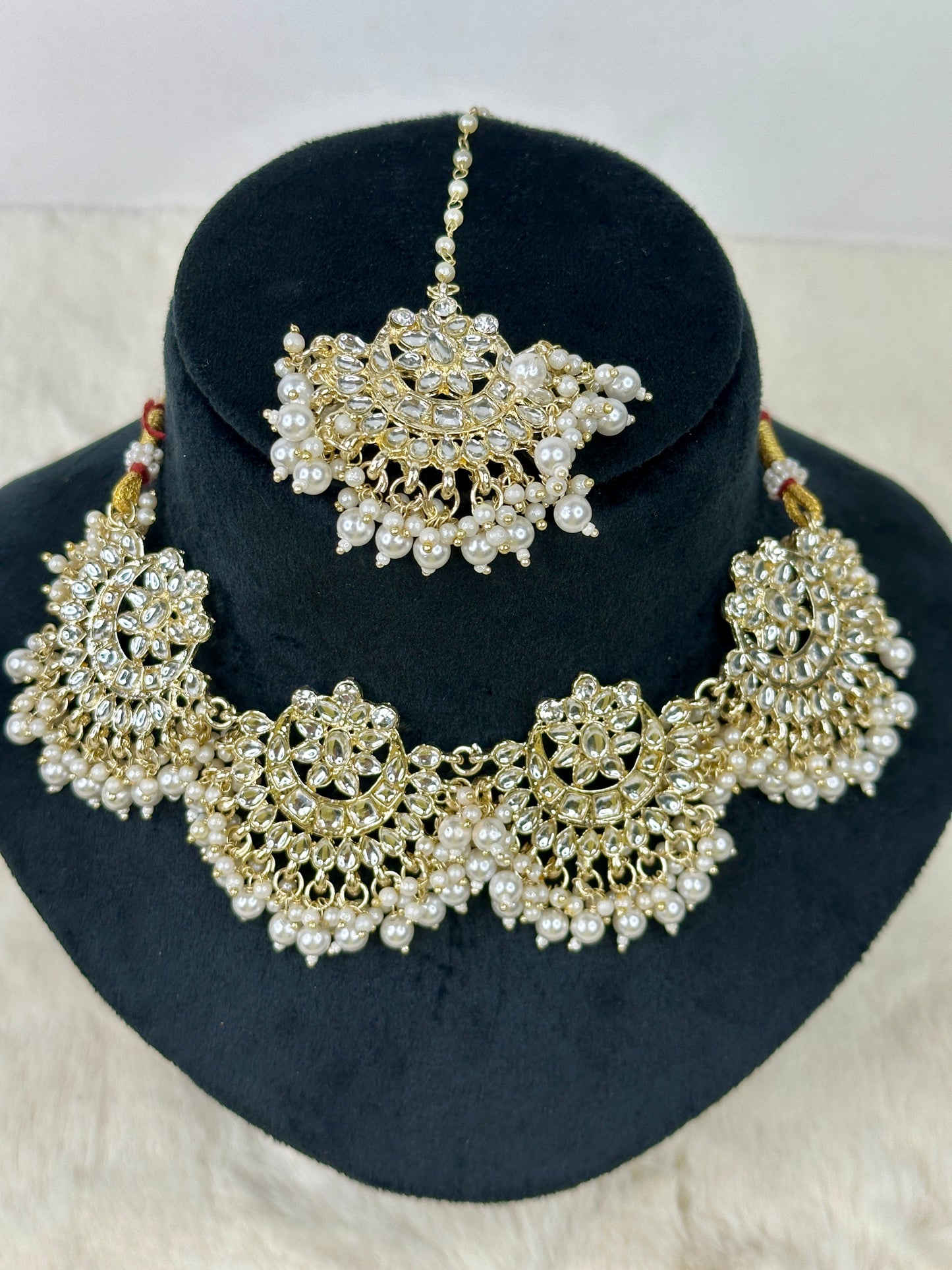 Kundan neck piece 3516