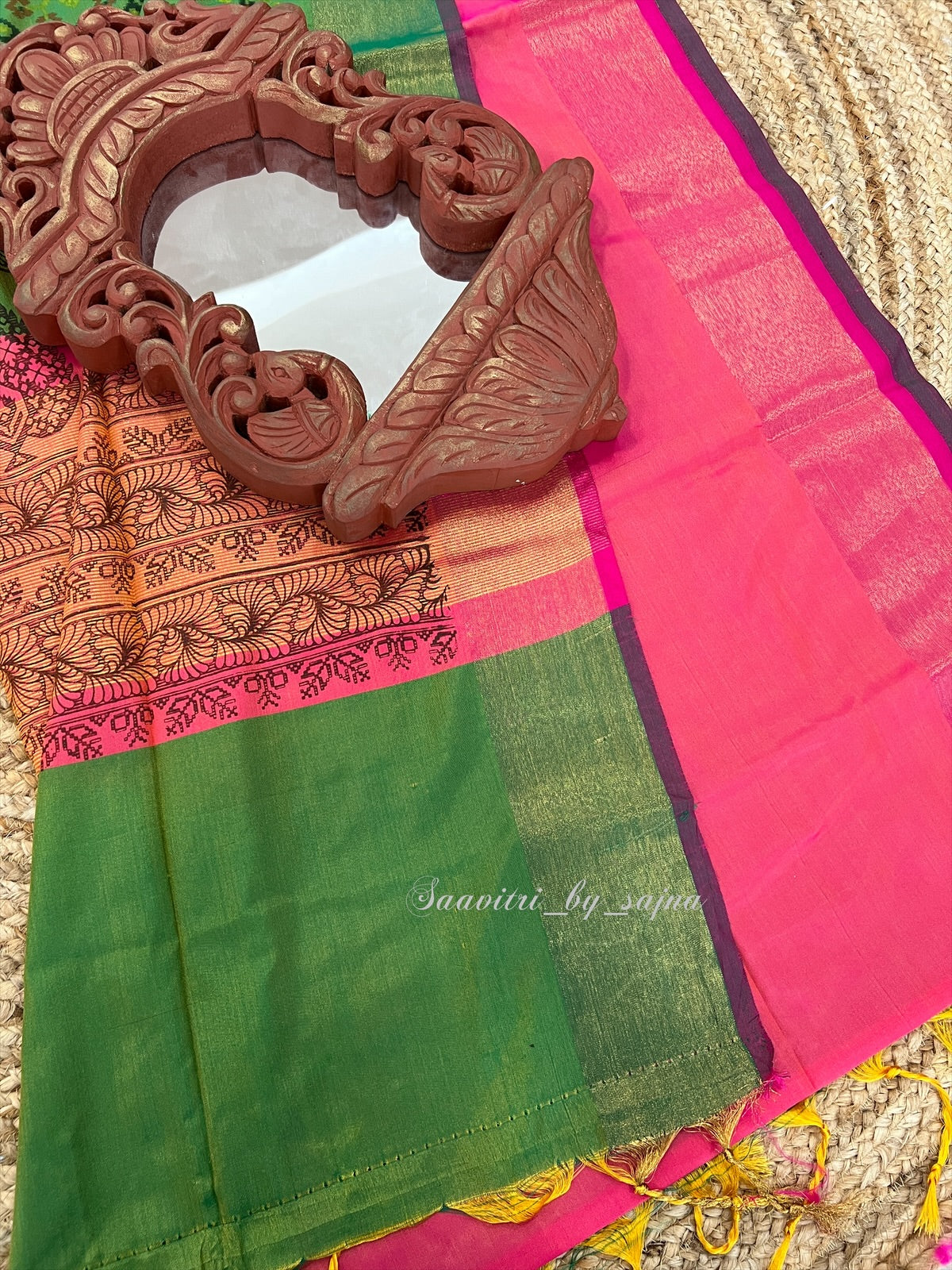 Soft silk ikath 1246