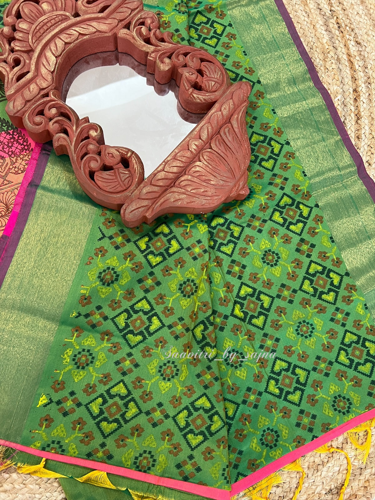 Soft silk ikath 1246