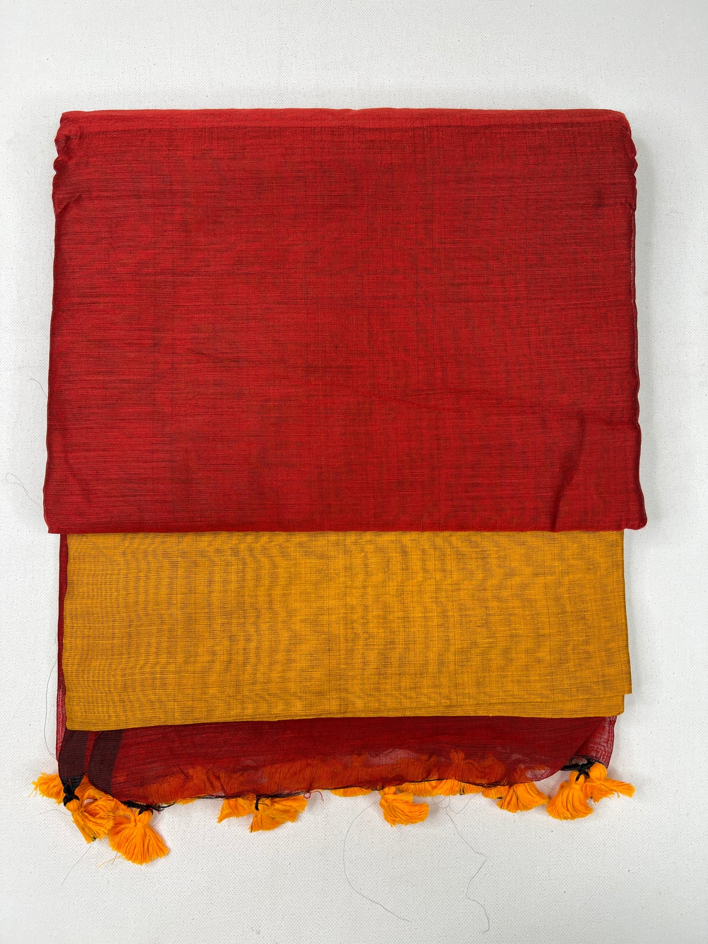 Cotton Mix - Reddish Orange with yellow -1063
