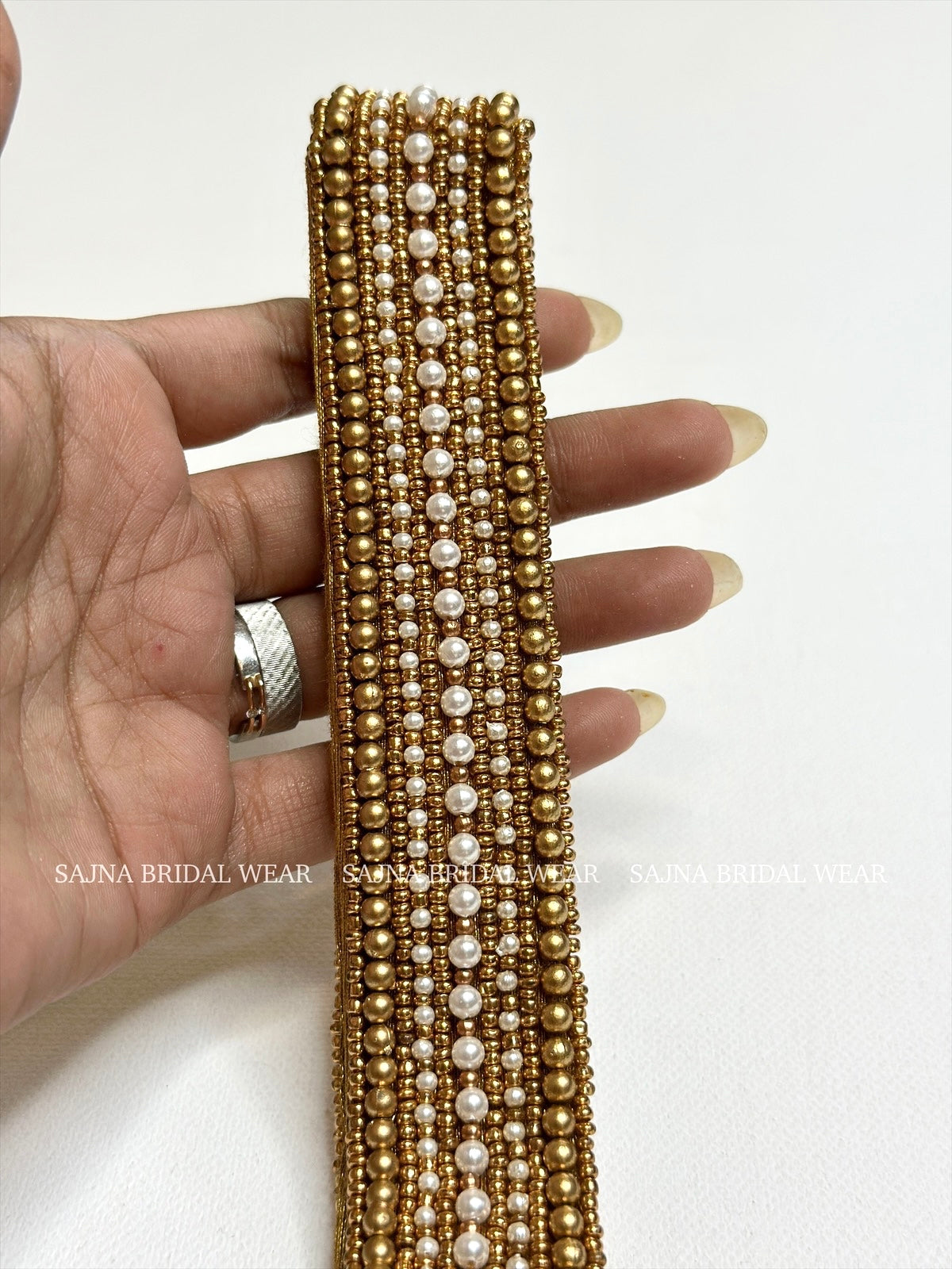 Yara waist belt with pearl