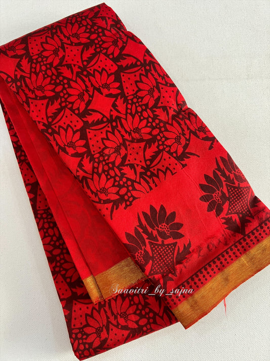 Cotton saree 1075