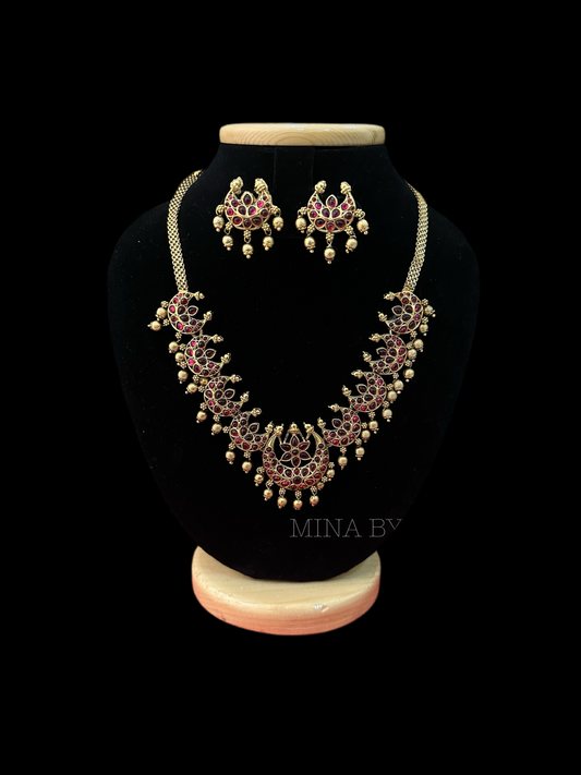Chandbani kemp necklace-1057 SOLDOUT