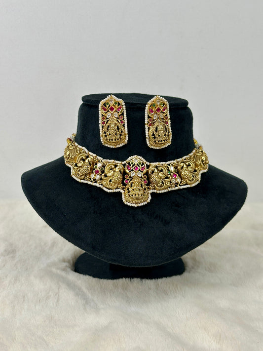 Kundan neck set 3518
