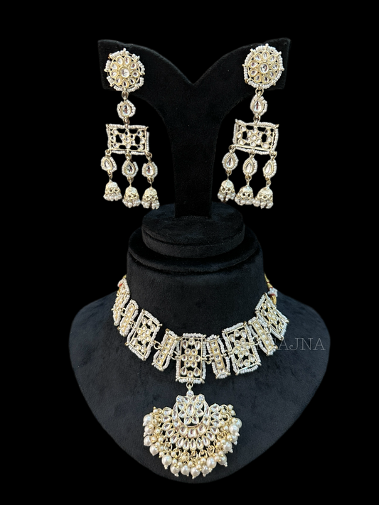 Kundan with pearls set 1167