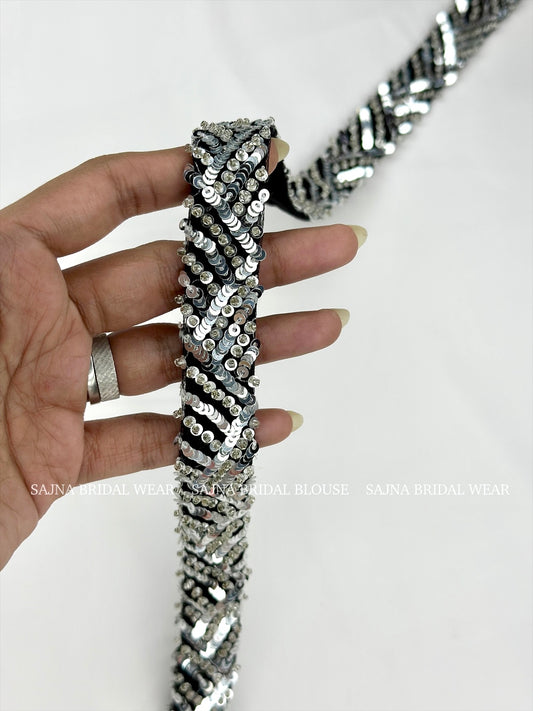 silver Aari Belt 1229