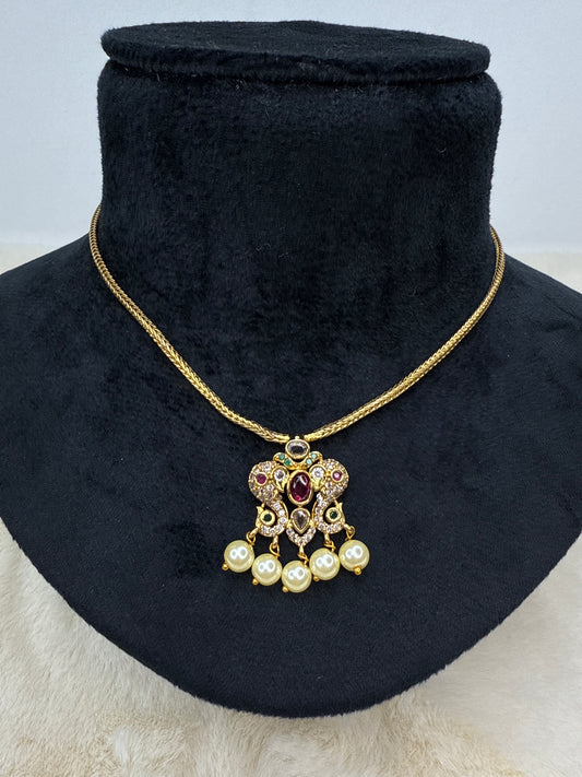 Elephant pendant chain 3523