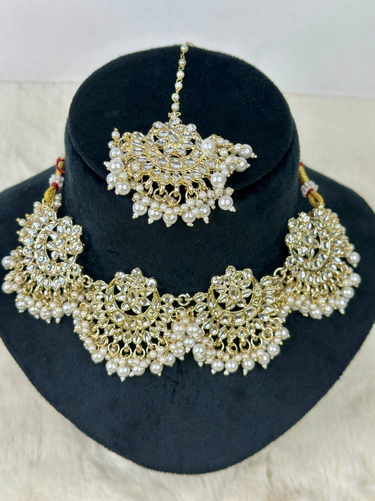 Kundan neck piece 3516
